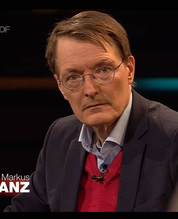 Karl Lauterbach bei Markus Lanz in der Sendung am Dienstagabend (5. April).