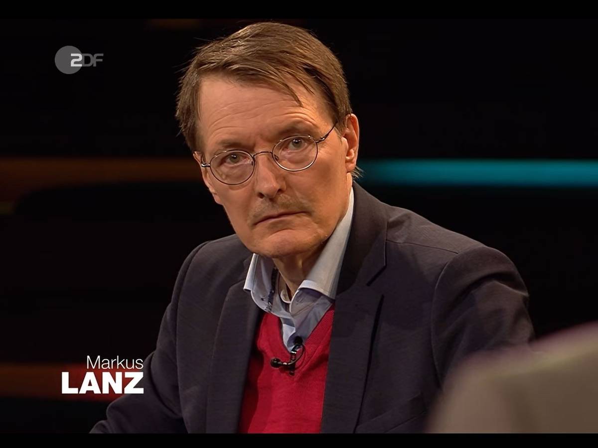 Karl Lauterbach bei Markus Lanz in der Sendung am Dienstagabend (5. April).