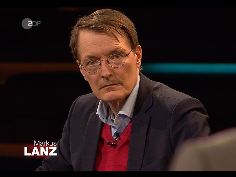 Karl Lauterbach bei Markus Lanz in der Sendung am Dienstagabend (5. April).