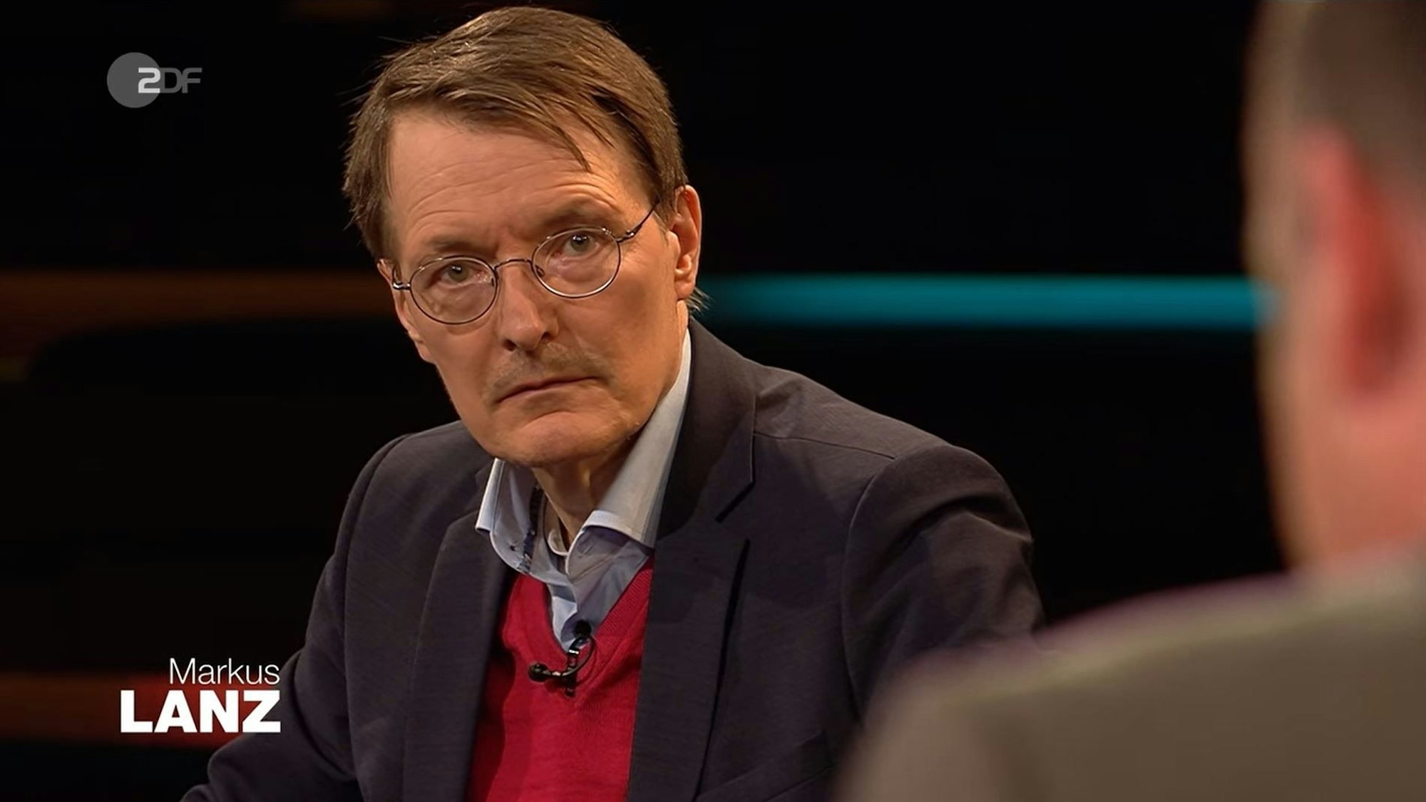 Karl Lauterbach bei Markus Lanz in der Sendung am Dienstagabend (5. April).