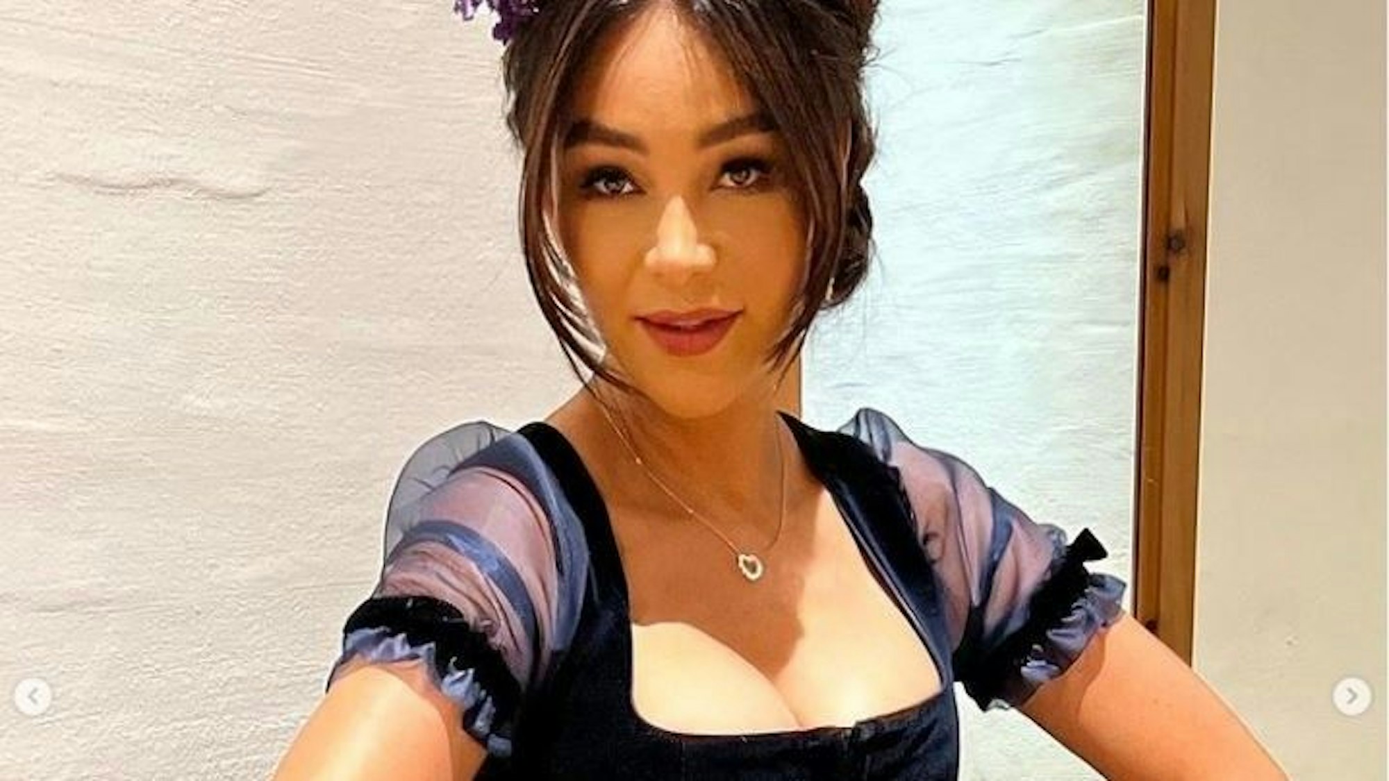 Verona Pooth posiert auf Instagram.