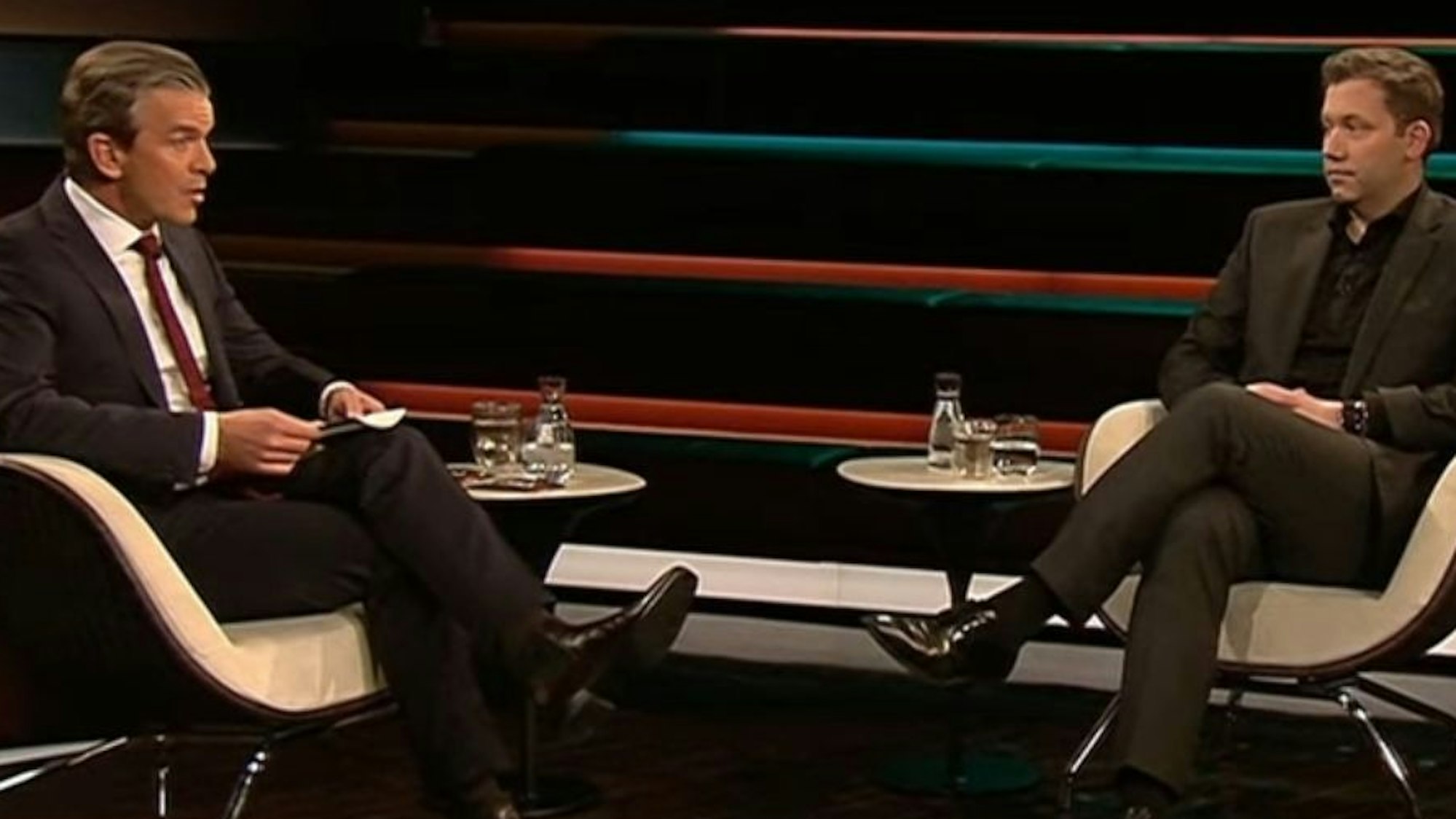 Lars Klingbeil (SPD) am 06.04.2022 zu Besuch bei Markus Lanz. Er wirbt um Verständnis für Lauterbach.