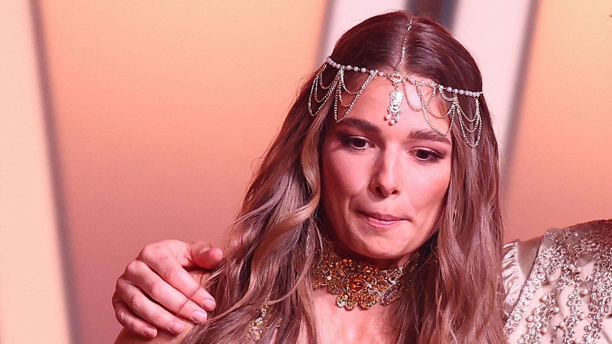 „Let's Dance“: Ex-Kandidatin Lola Weippert (hier 2021 neben Profitänzer Christian Polanc) übt auf Instagram scharfe Kritik.