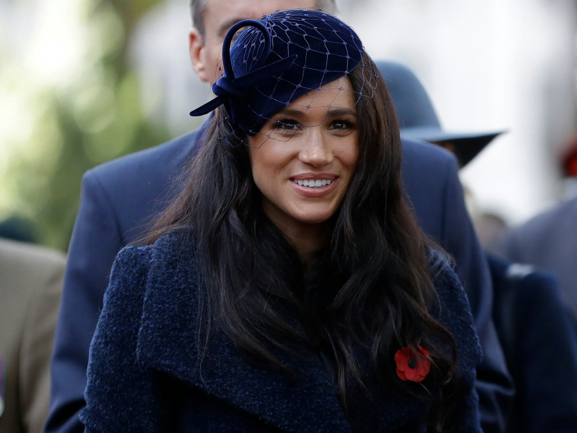 Meghan, Herzogin von Sussex, besucht die Gedenkstätte «Field of Rememberance» an der Westminster Abbey bei einer Veranstaltung zum Gedenken an das Ende des Ersten Weltkriegs.