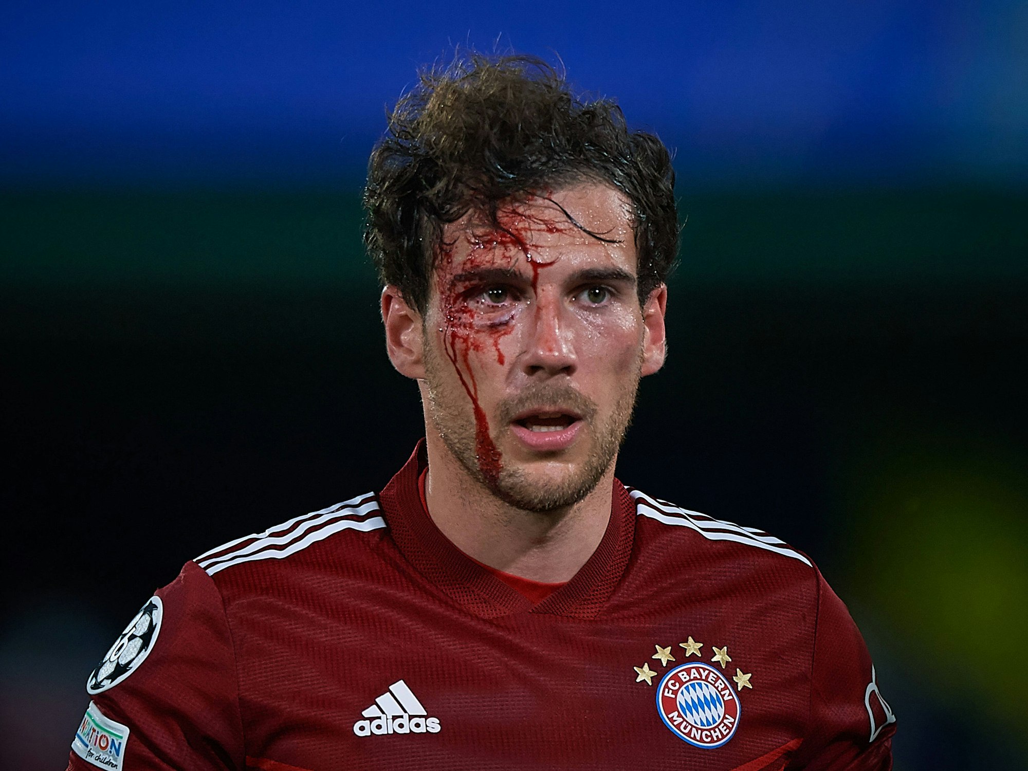 Leon Goretzka beim gestrigen Champions League zwischen dem FC Bayern und dem FC Villarreal