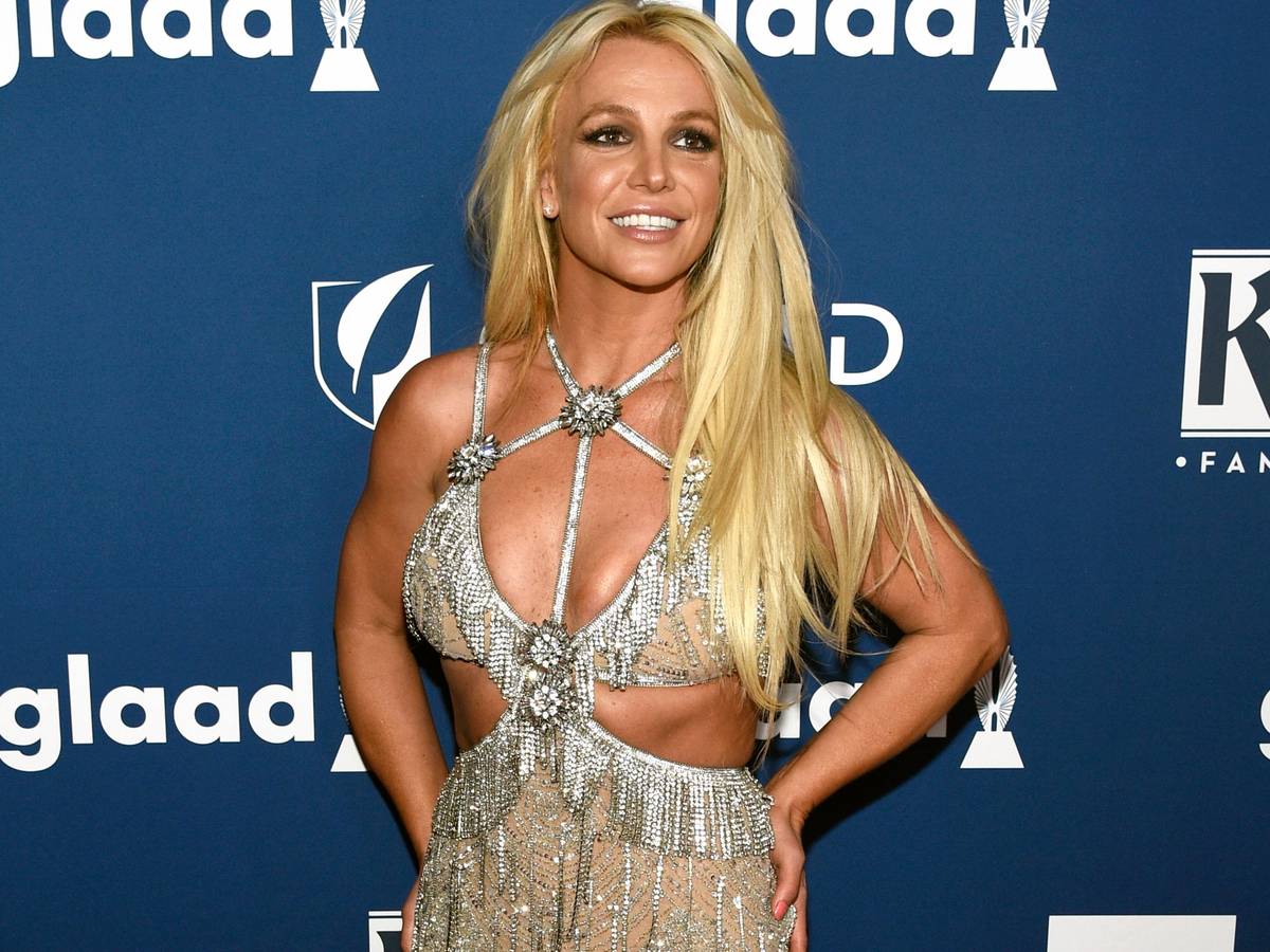 Britney Spears, Sängerin, trifft bei den 29. GLAAD Media Awards ein.