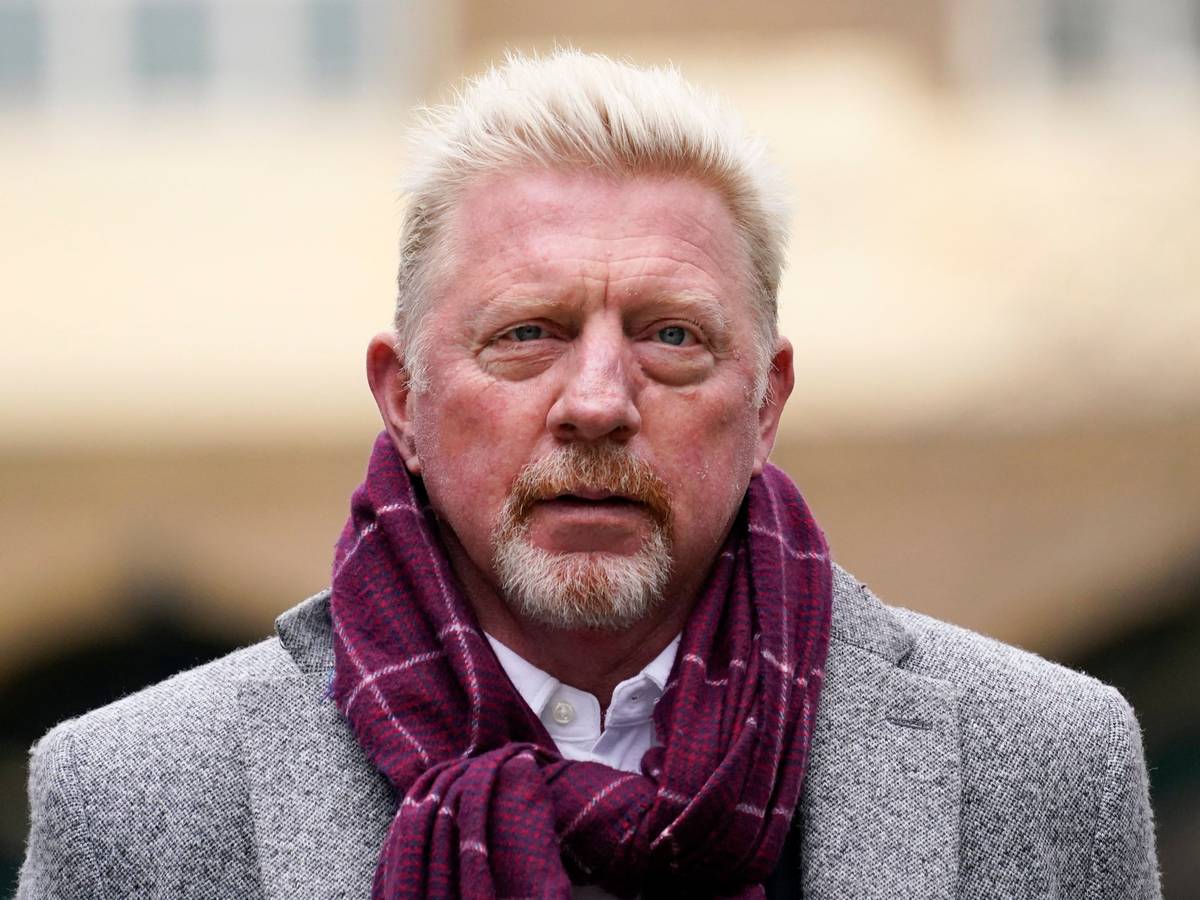 Boris Becker am Freitag (8. April) vor dem Gerichtsgebäude in London.