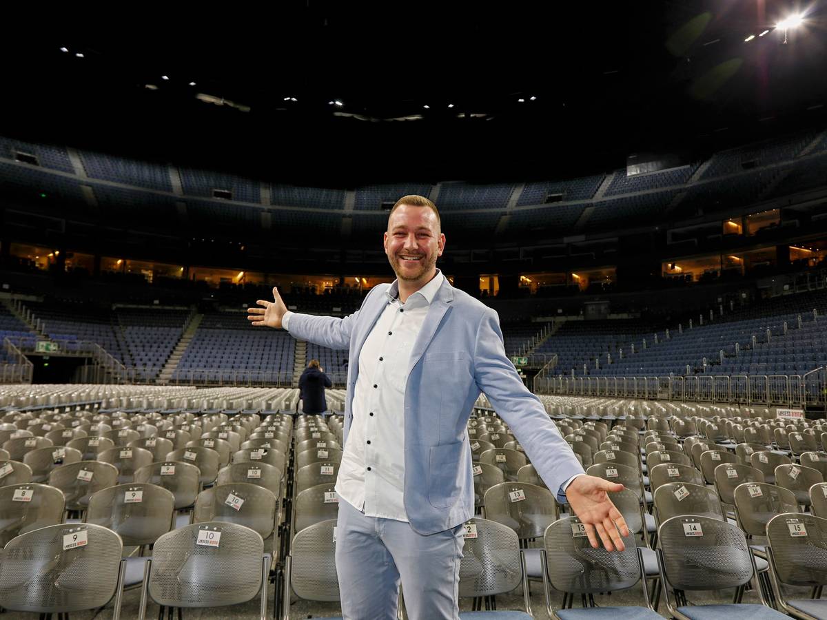 Freddy Braun steht in der Lanxess-Arena