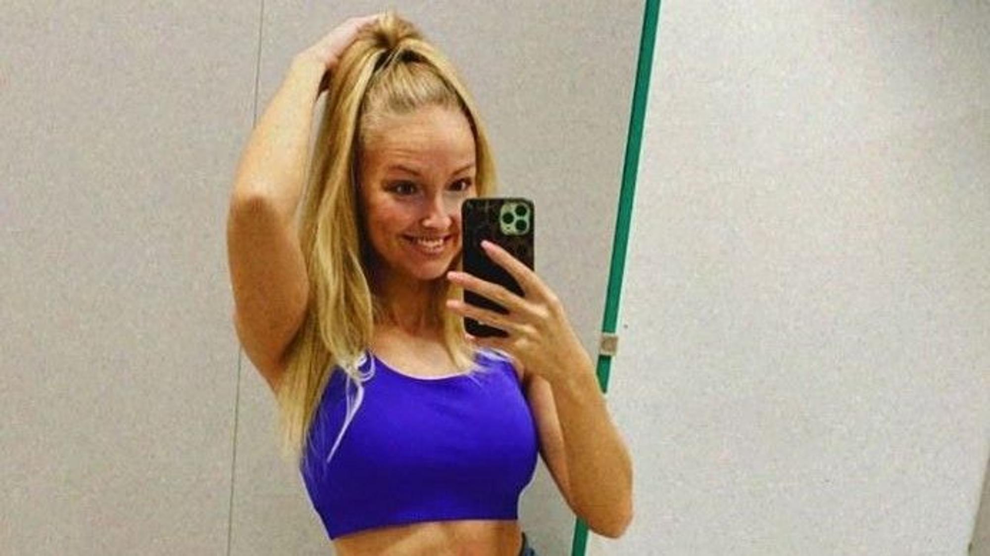 Nicole Ettlinger, Freundin von „Lets Dance“-Profi Vadim Garbuzov, hat in ihrem Job durchaus auch mit ihren Reizen gespielt. Das Bild postete sie am 7. April auf Instagram.