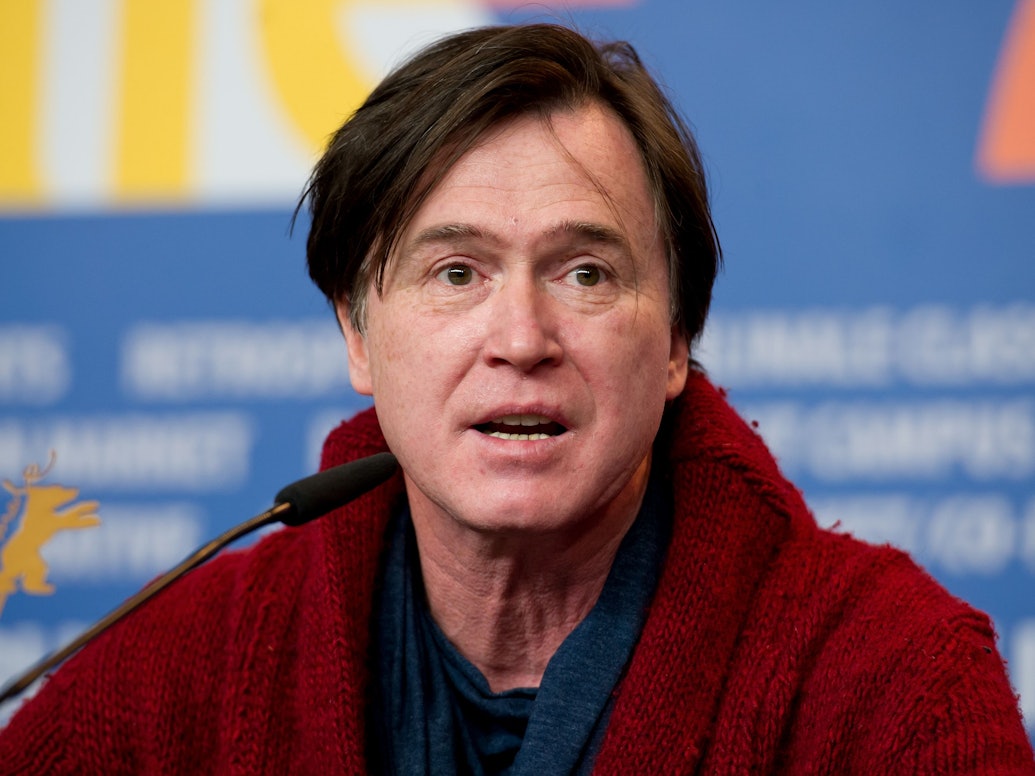 Der deutsche Schauspieler Uwe Bohm bei einer Pressekonferenz.