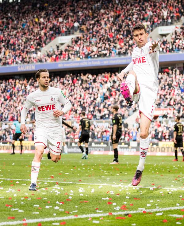 Dekan Ljubicic feiert sein Tor gegen Mainz 05.