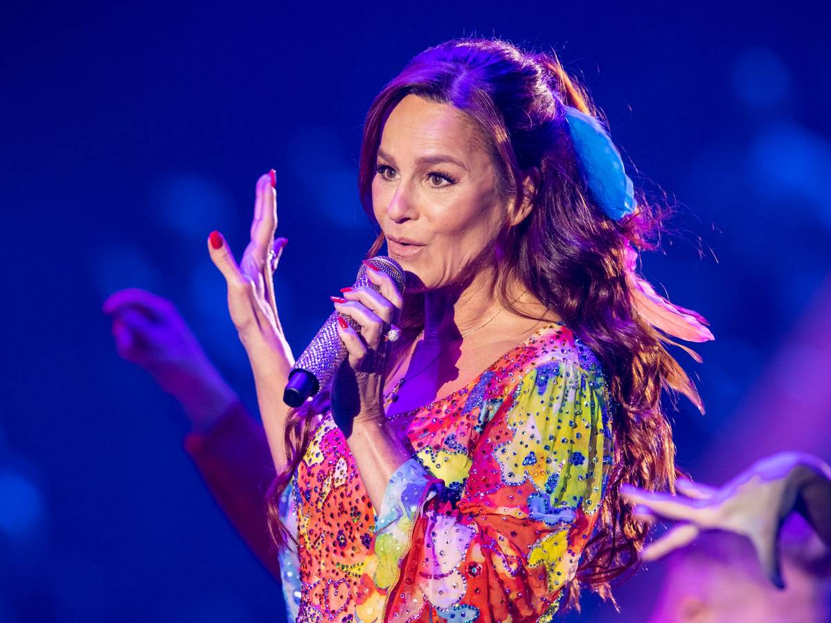 Bei Schlager-Star Andrea Berg (hier zu sehen am 17. November 2021) purzeln die Kilos.