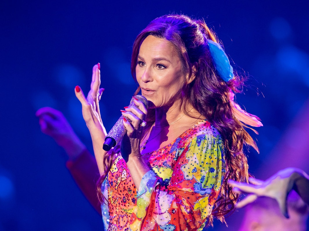 Bei Schlager-Star Andrea Berg (hier zu sehen am 17. November 2021) purzeln die Kilos.