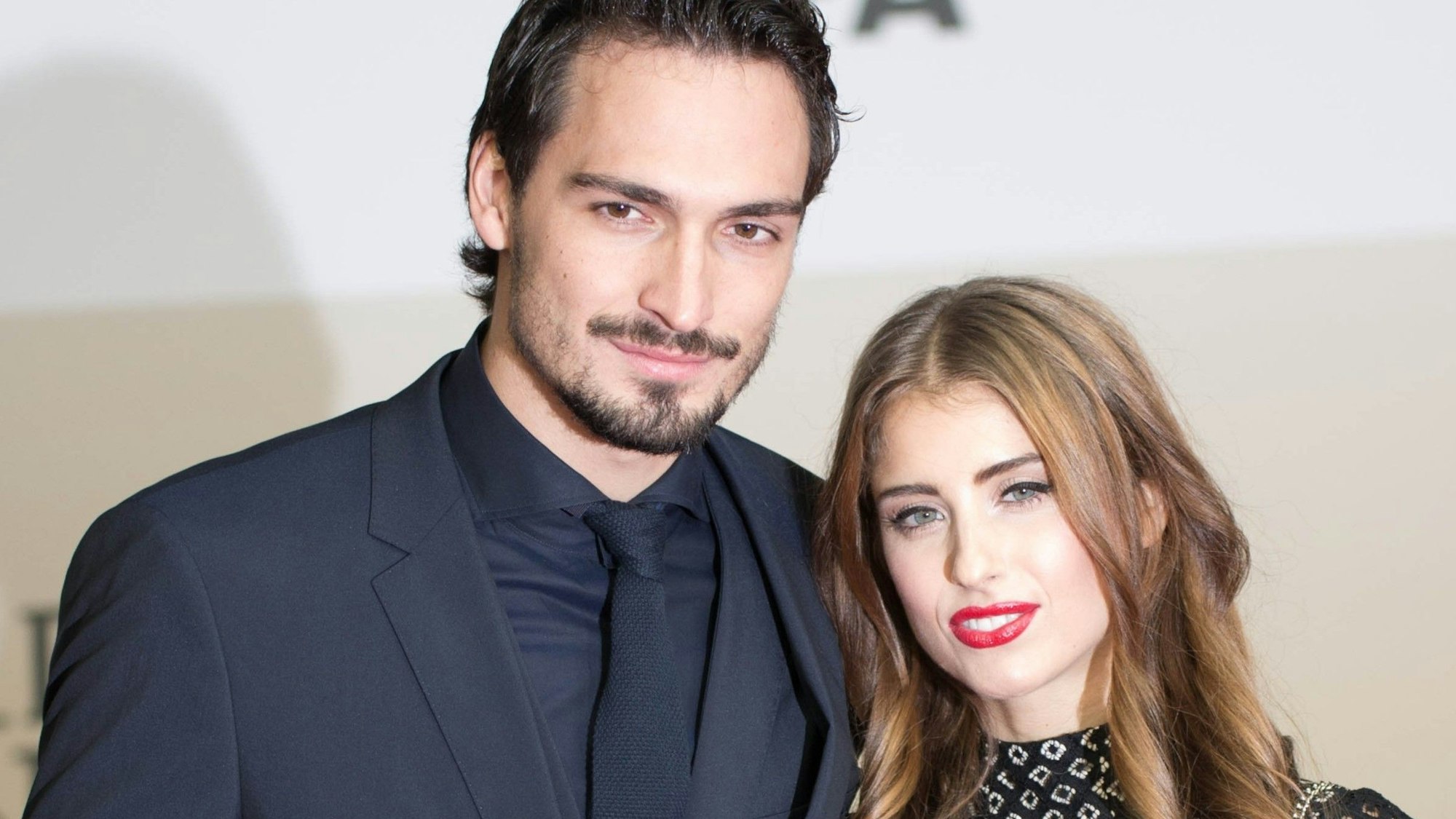 Mats und Catherine Hummels 2014 bei der Premiere des Films „Die Mannschaft“.