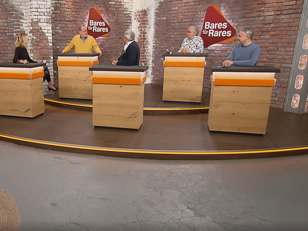 Der Händlerraum von „Bares für Rares“ im ZDF.