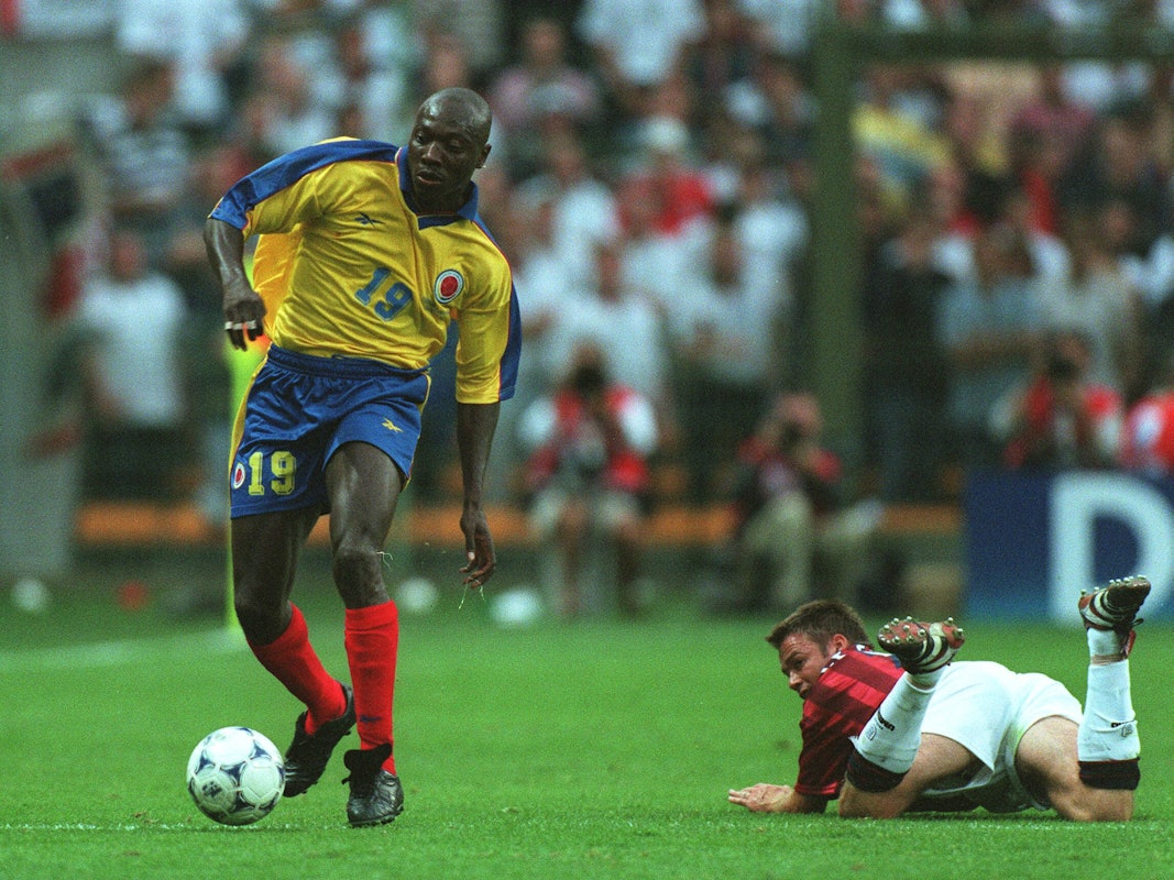 Freddy Rincon gegen Graeme Le Saux.