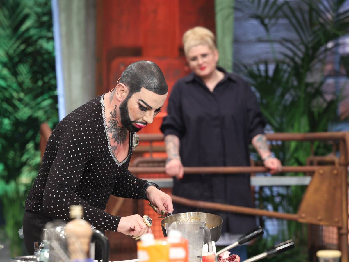 Harald Glööckler bewährte sich bei "Grill den Henssler" im Anrichten - und im Austeilen!