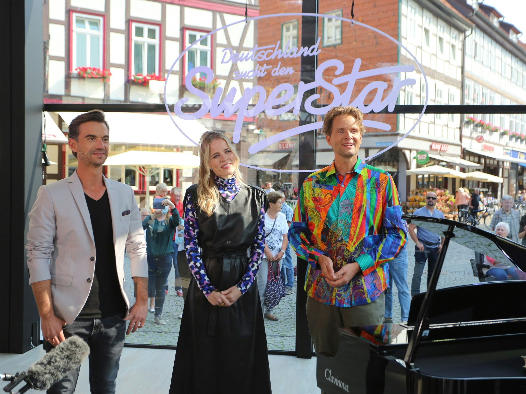 DSDS-Jury: Schlagerstar Florian Silbereisen, Ilse Delange und Toby Gad (v.l.n.r).