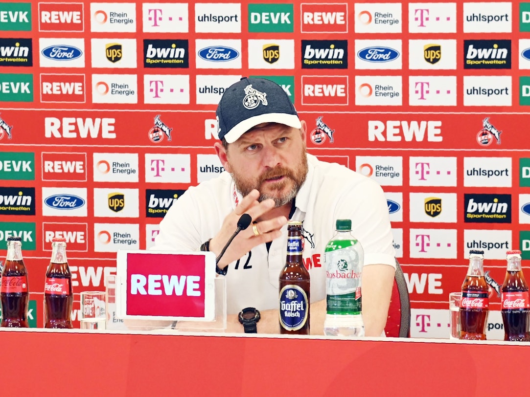 Steffen Baumgart spricht über seine FC-Zukunft.