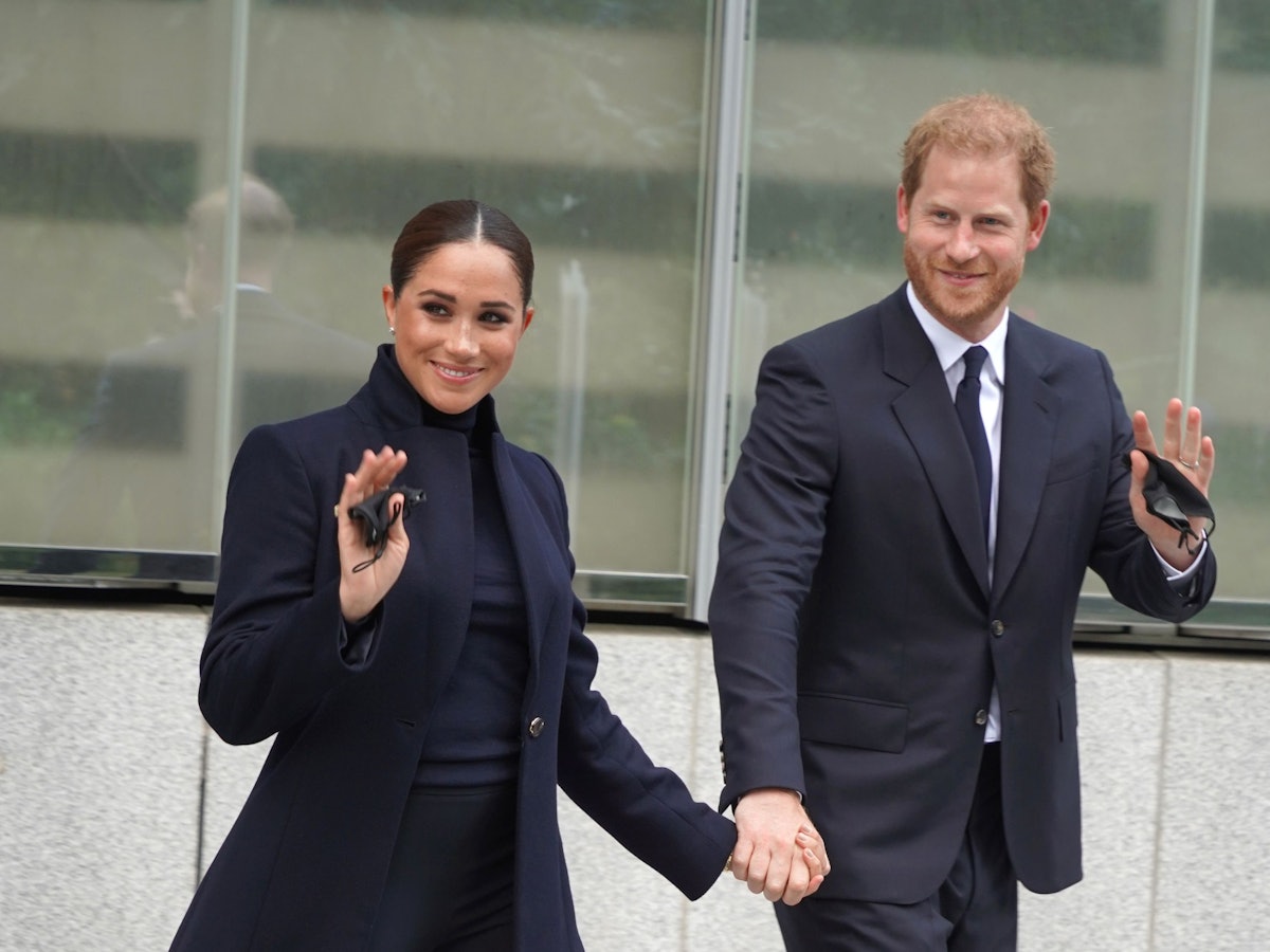 Prinz Harry und Herzogin Meghan, hier im November 2021 in New York, wurden bei einem Besuch bei der Queen gesehen.