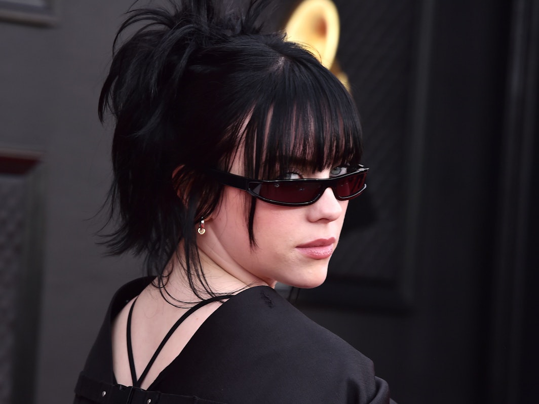 Sängerin Billie Eilish am 3. April bei der 64. Grammy-Verleihung in der MGM Grand Garden Arena. Nun wurde der Sängerin eine ganz besondere Ehre zuteil.