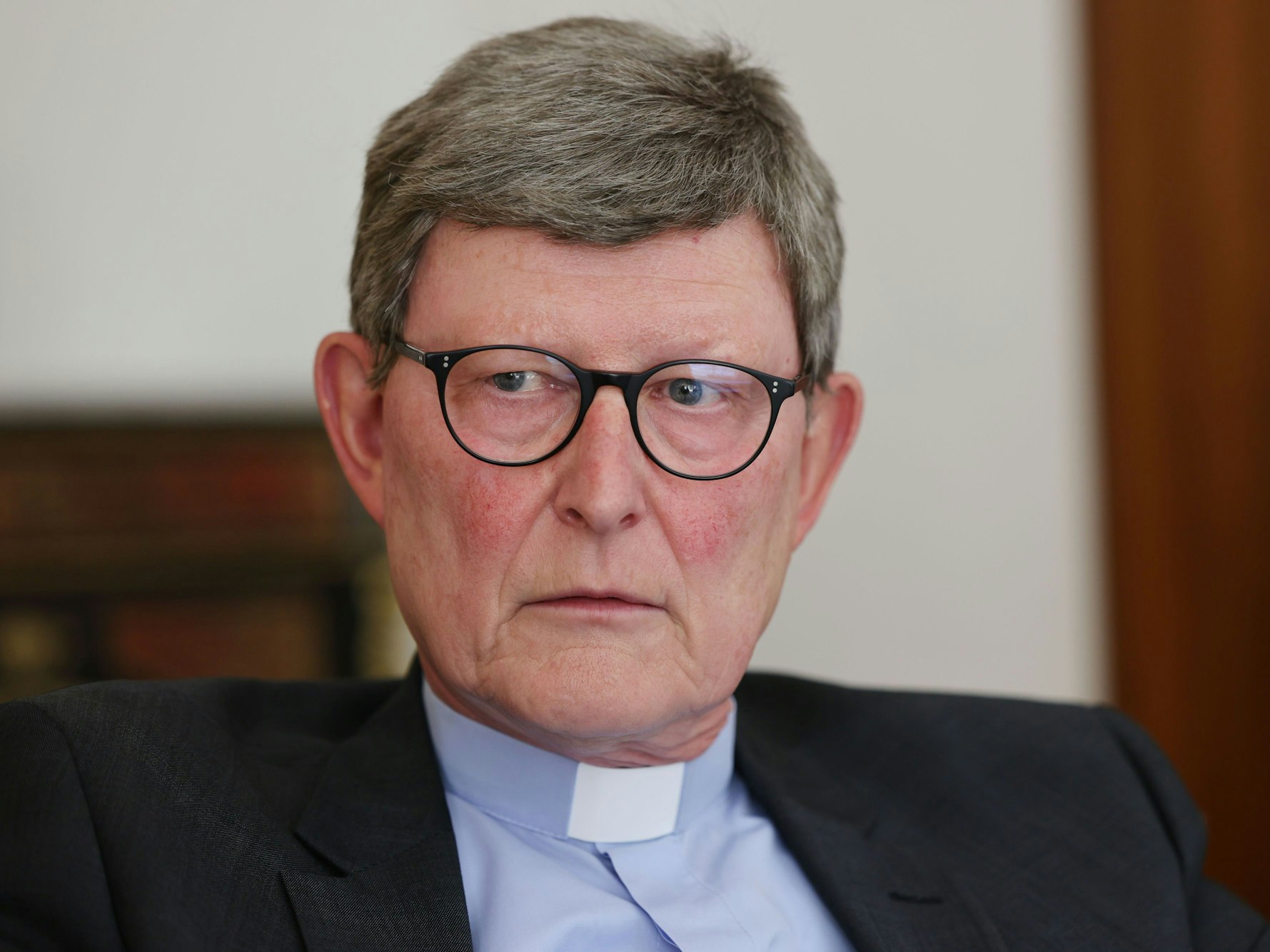 Kardinal Rainer Maria Woelki, Erzbischof von Köln, gibt im erzbischöflichen Haus ein Interview.