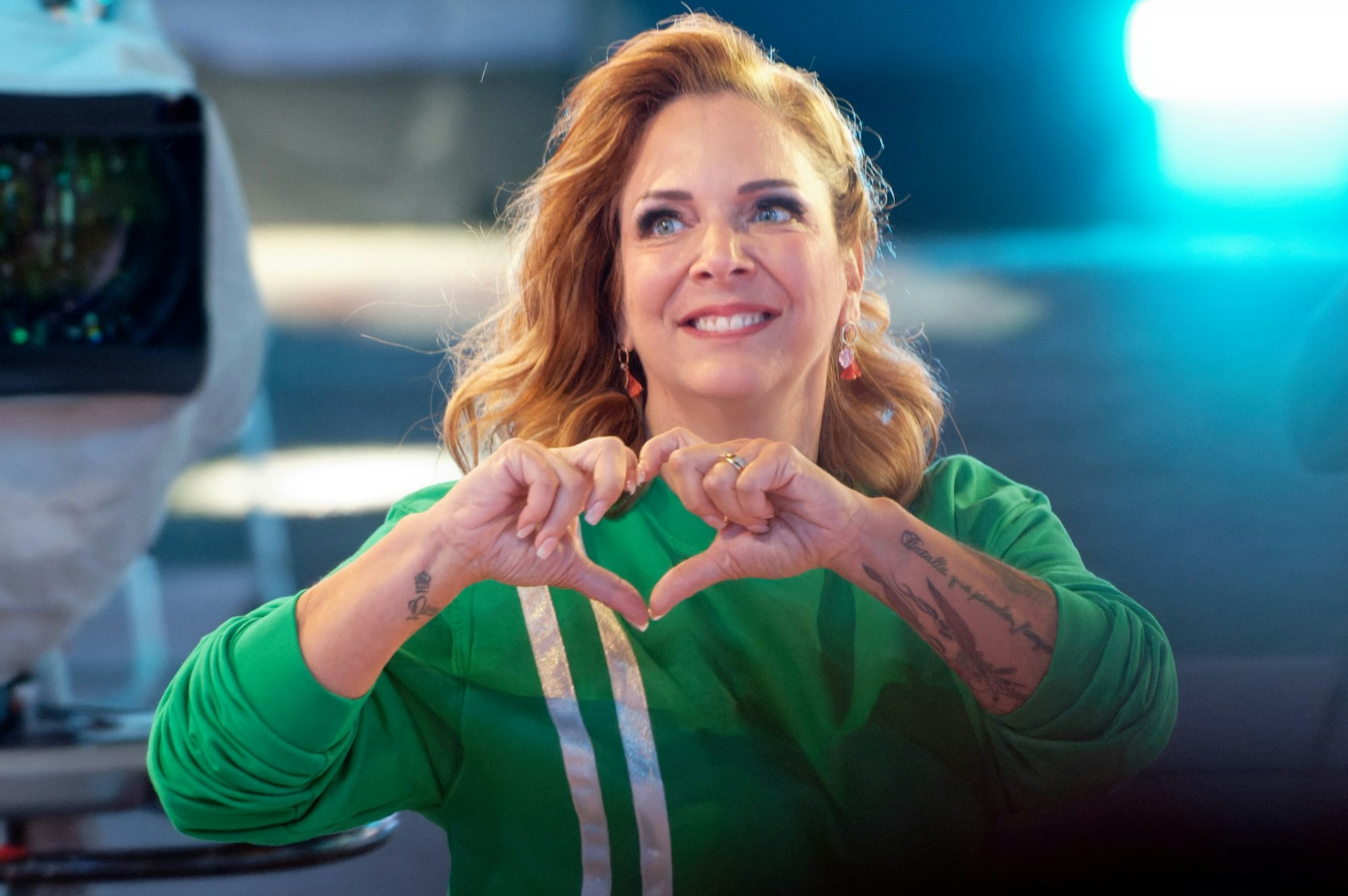 Danni Büchner zeigte sich mit einem auffallenden Look.