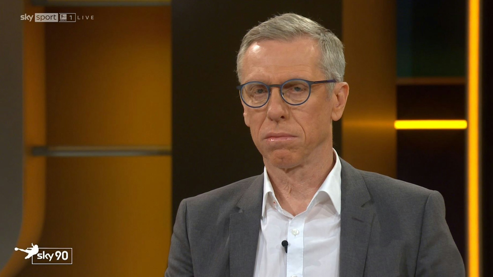 Ex-FC-Coach Peter Stöger in der Sendung „Sky90“