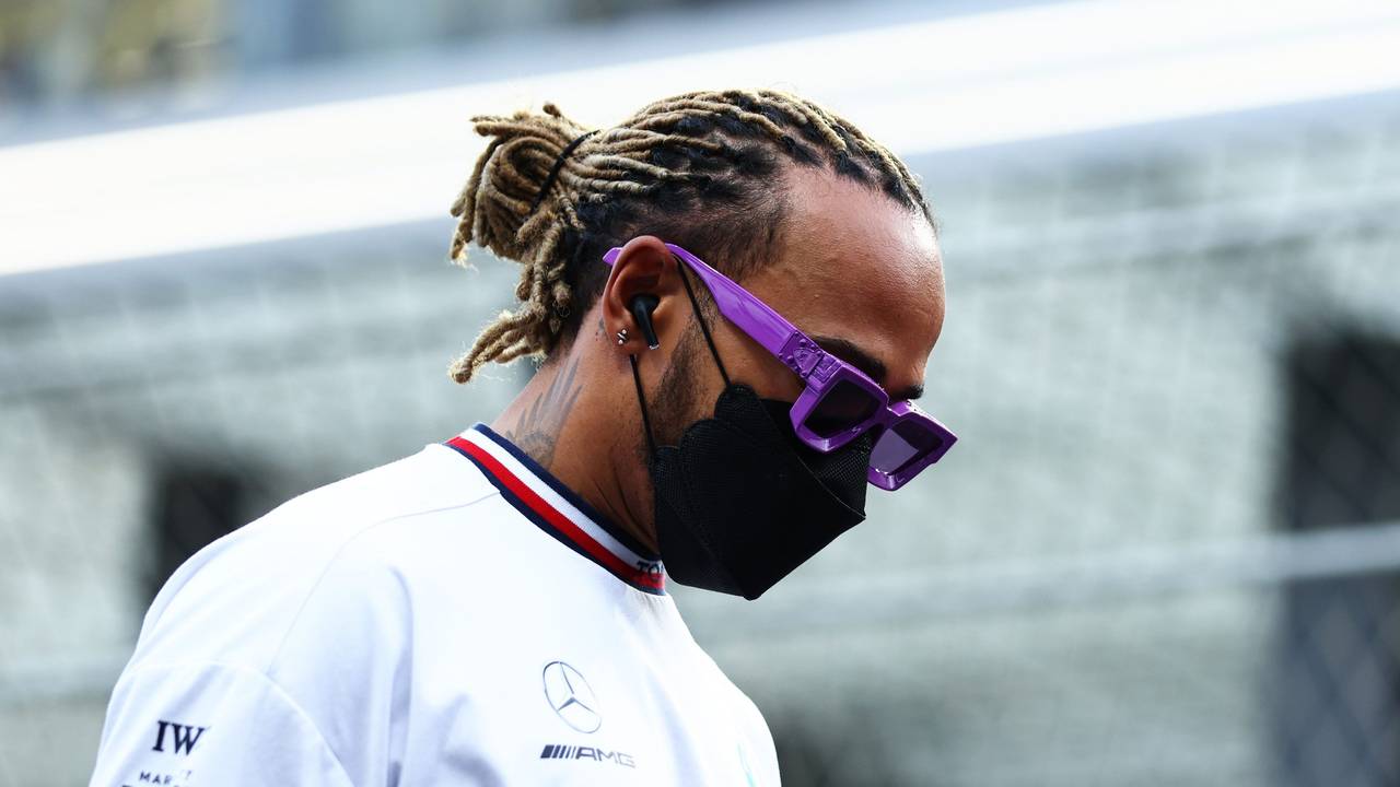 Formel-1-Star Lewis Hamilton (hier am 27. März 2022) zählt aktuell nicht mehr zu den WM-Favoriten.