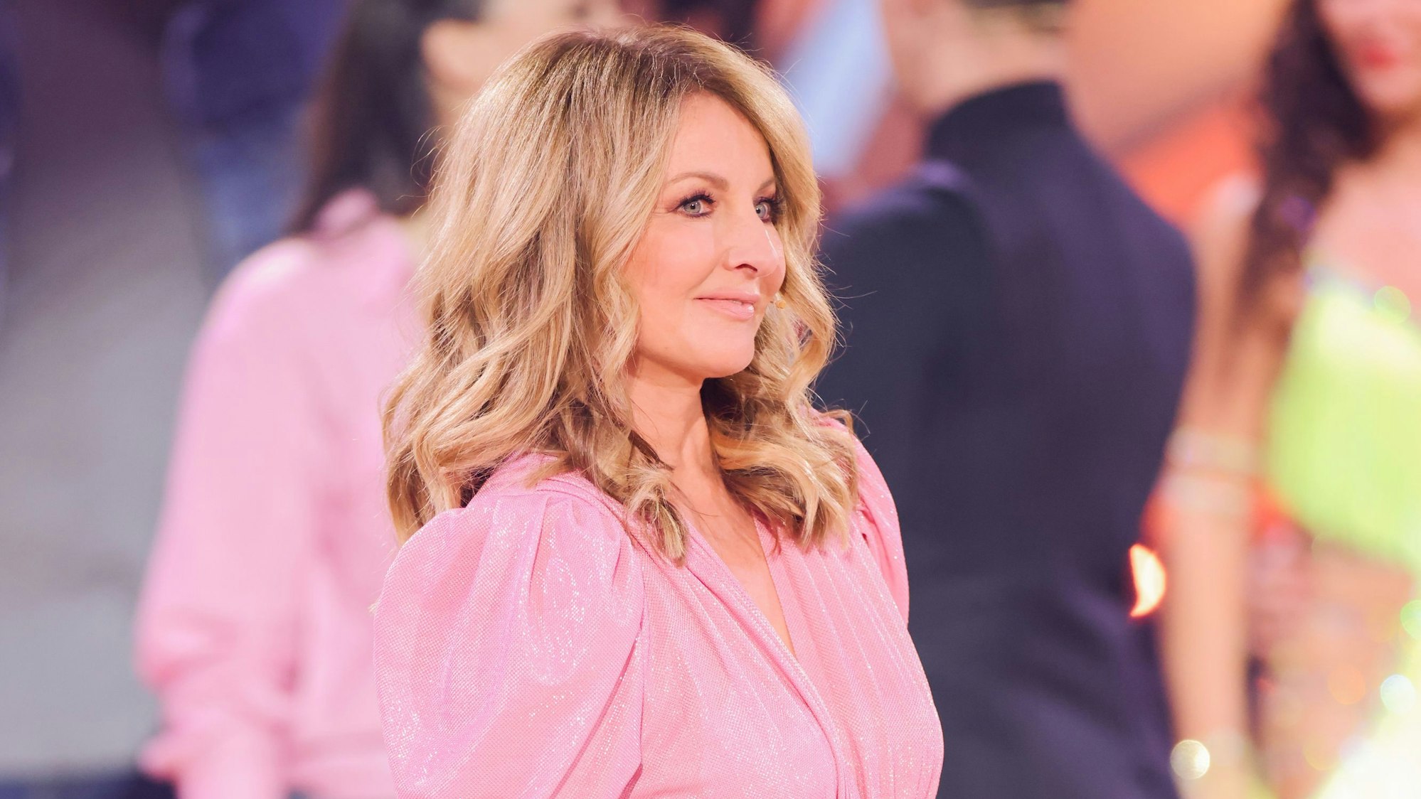 Frauke Ludowig im März 2022 in der RTL-Tanzshow „Let's Dance“ im Coloneum. Auf Instagram heizte sie ihren Fans nun ordentlich ein.