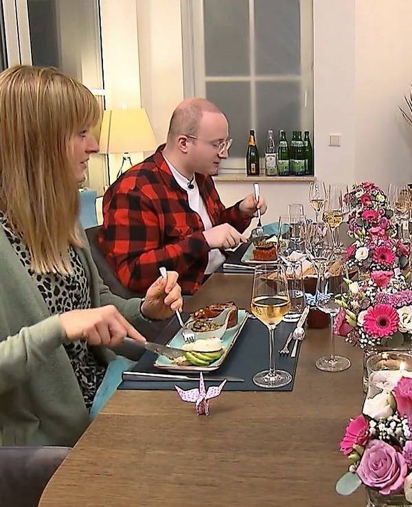 Die Runde der Vox-Kochshow "Das perfekte Dinner" im Saarland.