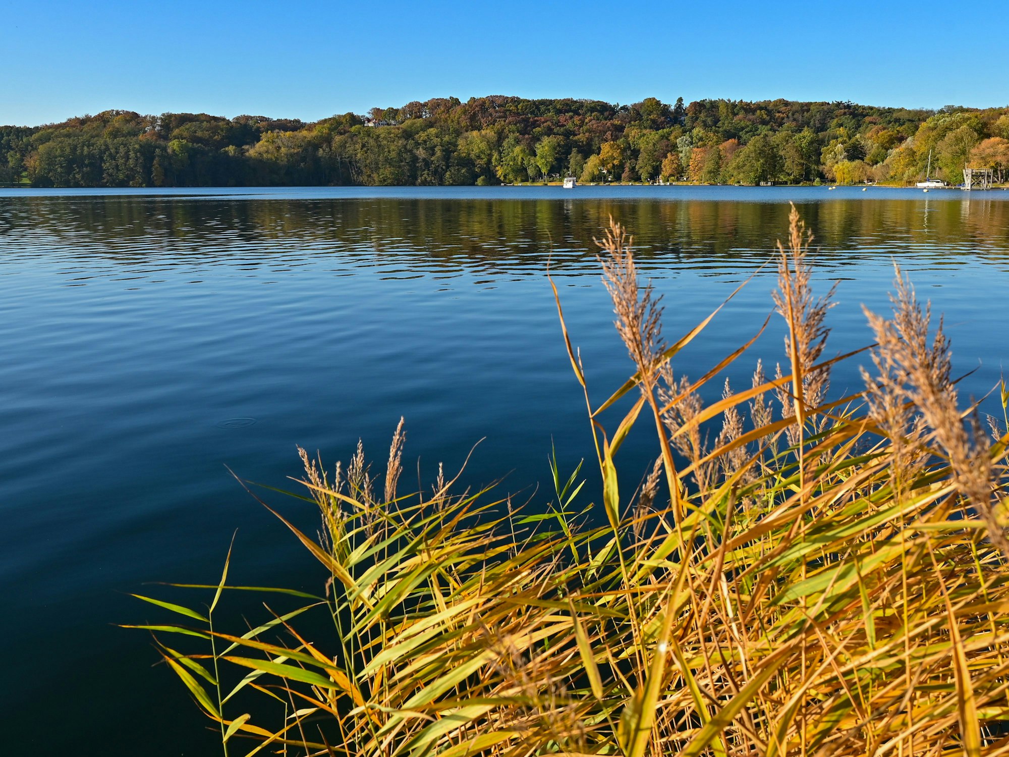 Auf Deutschlands „66-Seen-Fernwanderweg“ warten blaue Seen und grüne Wälder.