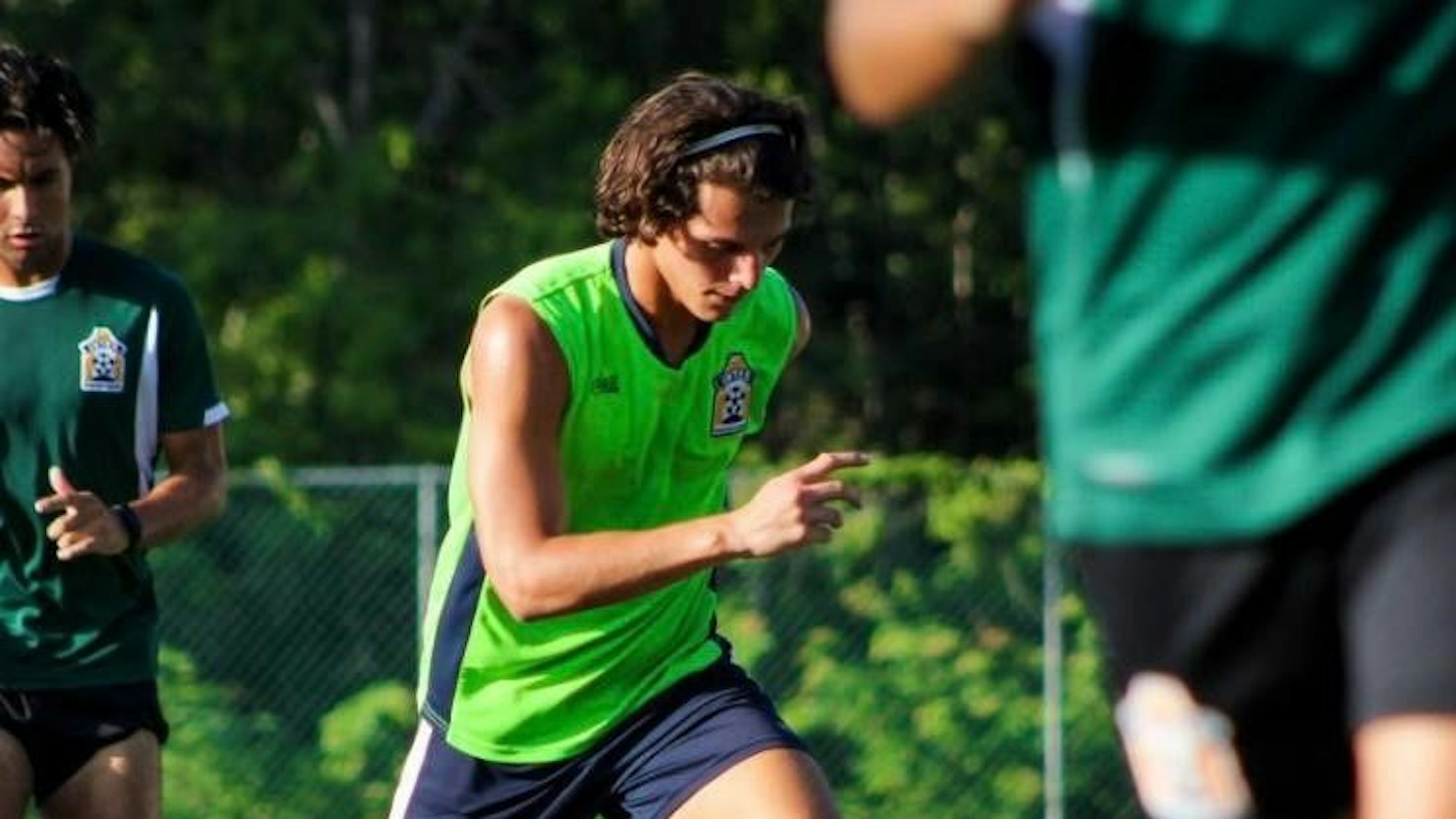 Emmanuel Sardinas Menendez aus Mexiko beim Training