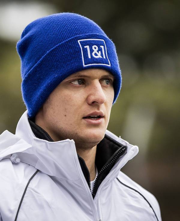 Mick Schumacher vom Team Haas schaut sich die Strecke an.