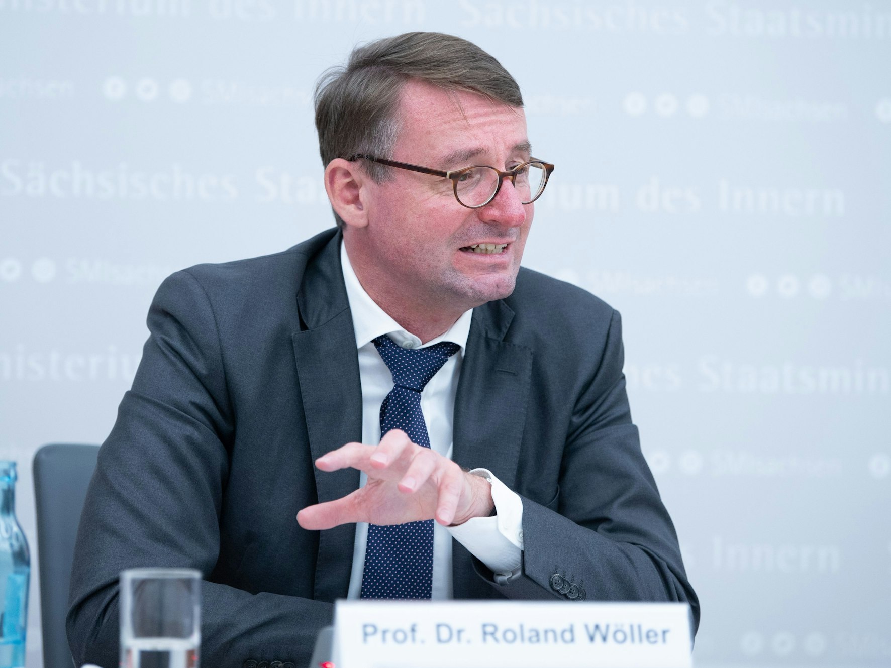 Roland Wöller (CDU), Innenminister von Sachsen, wird entlassen. Das Foto entstand 2021.