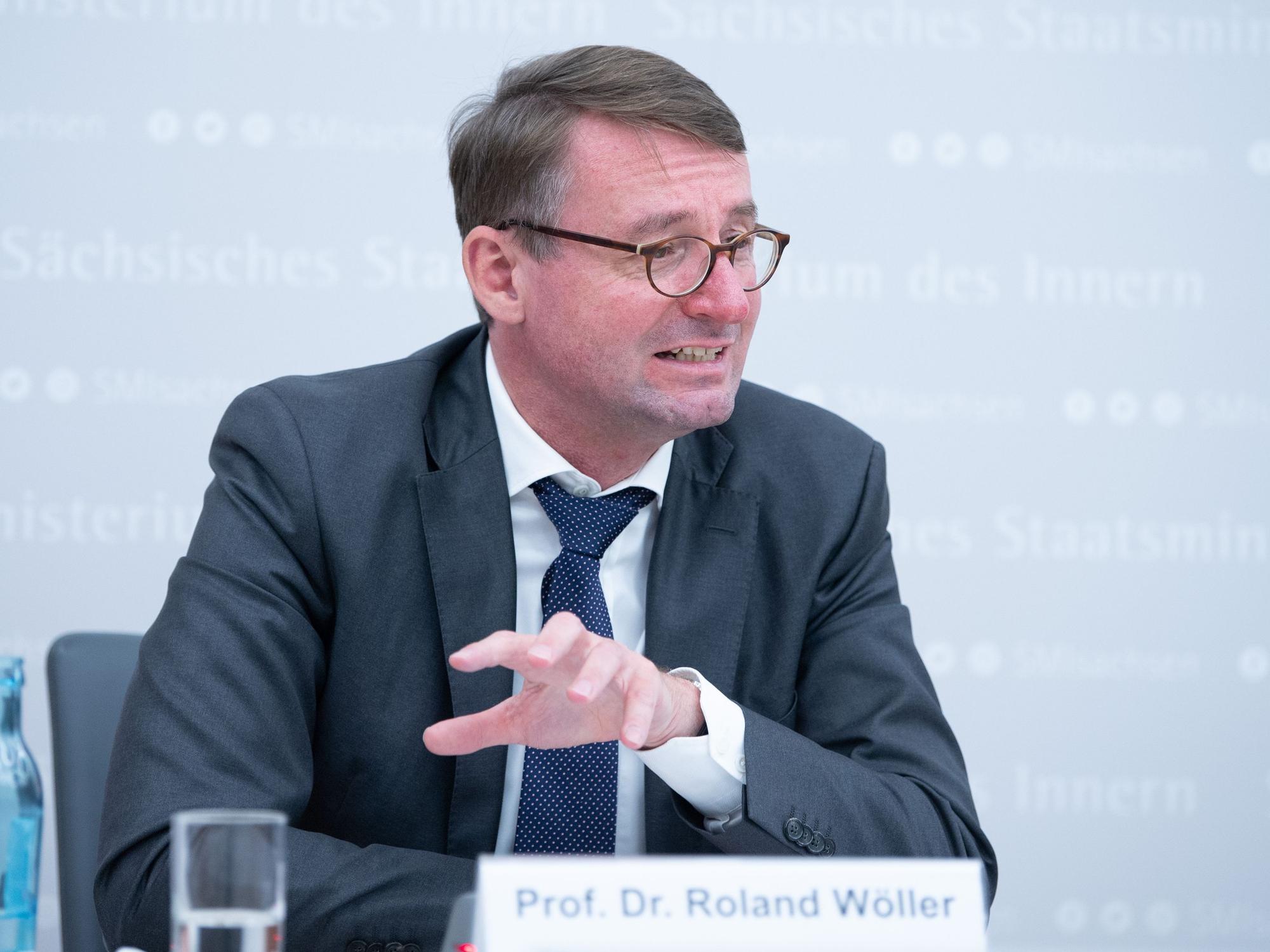 Roland Wöller (CDU), Innenminister von Sachsen, wird entlassen. Das Foto entstand 2021.