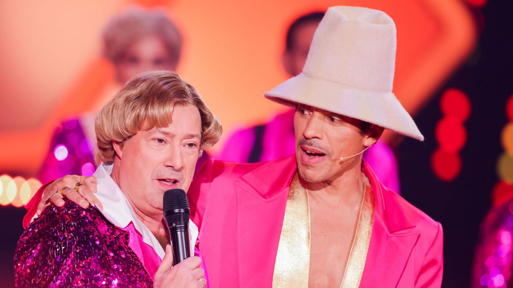 Die „Let's Dance“-Juroren Joachim Llambi (links) und Jorge Gonzalez in der RTL-Show vom 8. April 2022.