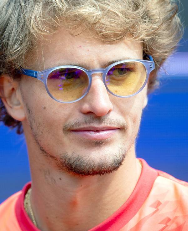 Alexander Zverev bei der Pressekonferenz der BMW Open.