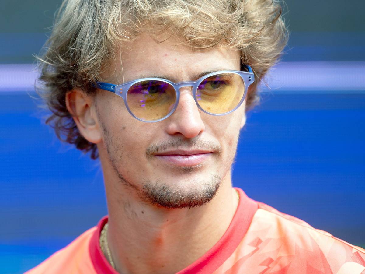 Alexander Zverev bei der Pressekonferenz der BMW Open.