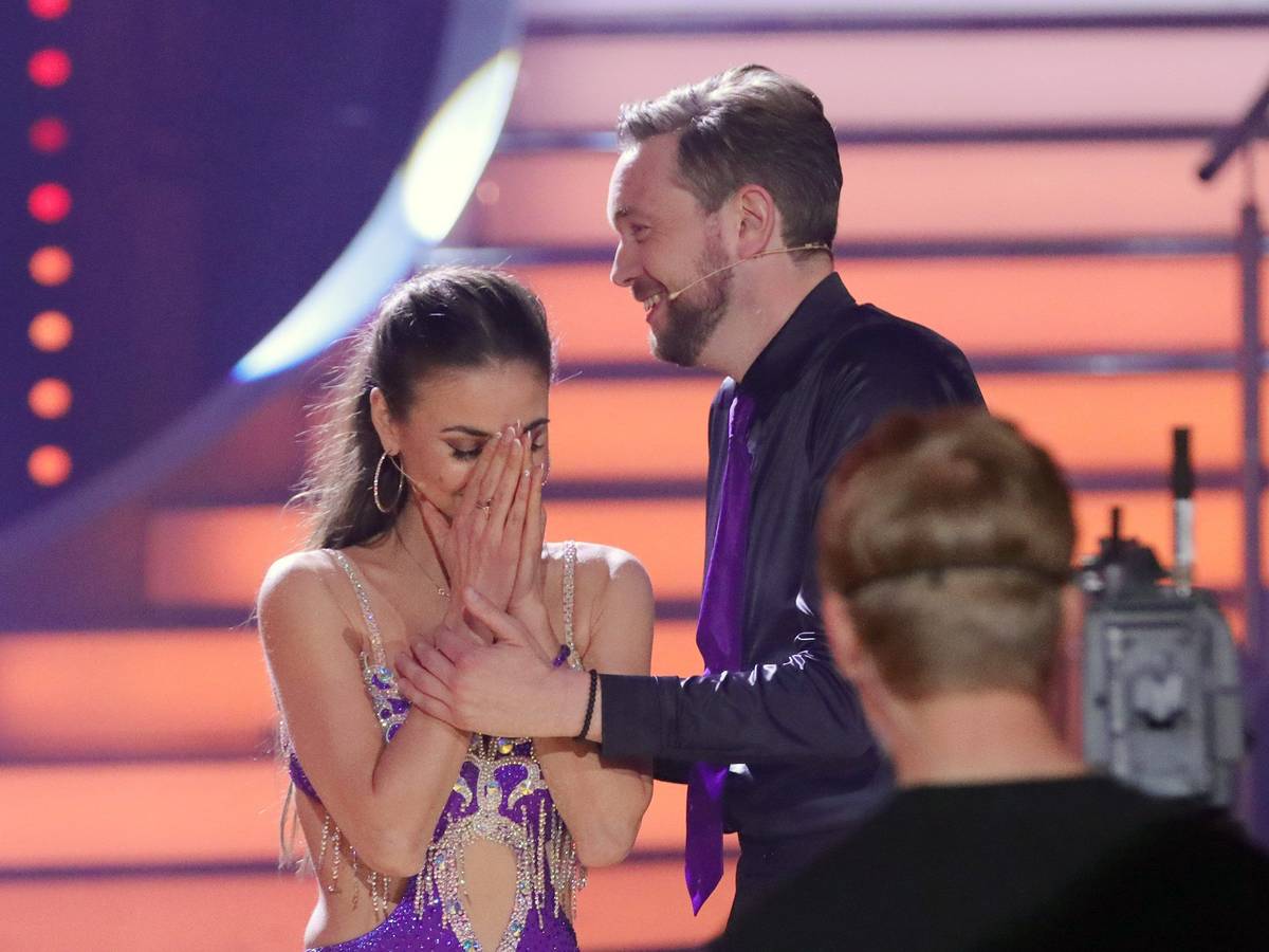 Ekaterina Leonova und Bastian Bielendorfer am 22. April bei „Let's Dance“