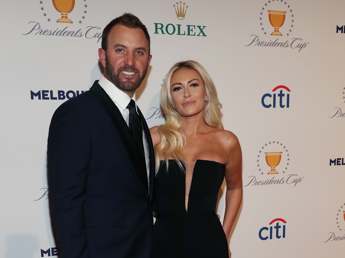 Dustin Johnson und Paulina Gretzky auf der Golf Präsidenten-Gala 2019