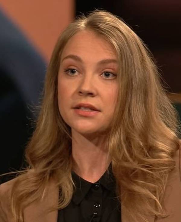 Oliva Kortas bei „Markus Lanz“.
Screenshot: ZDF