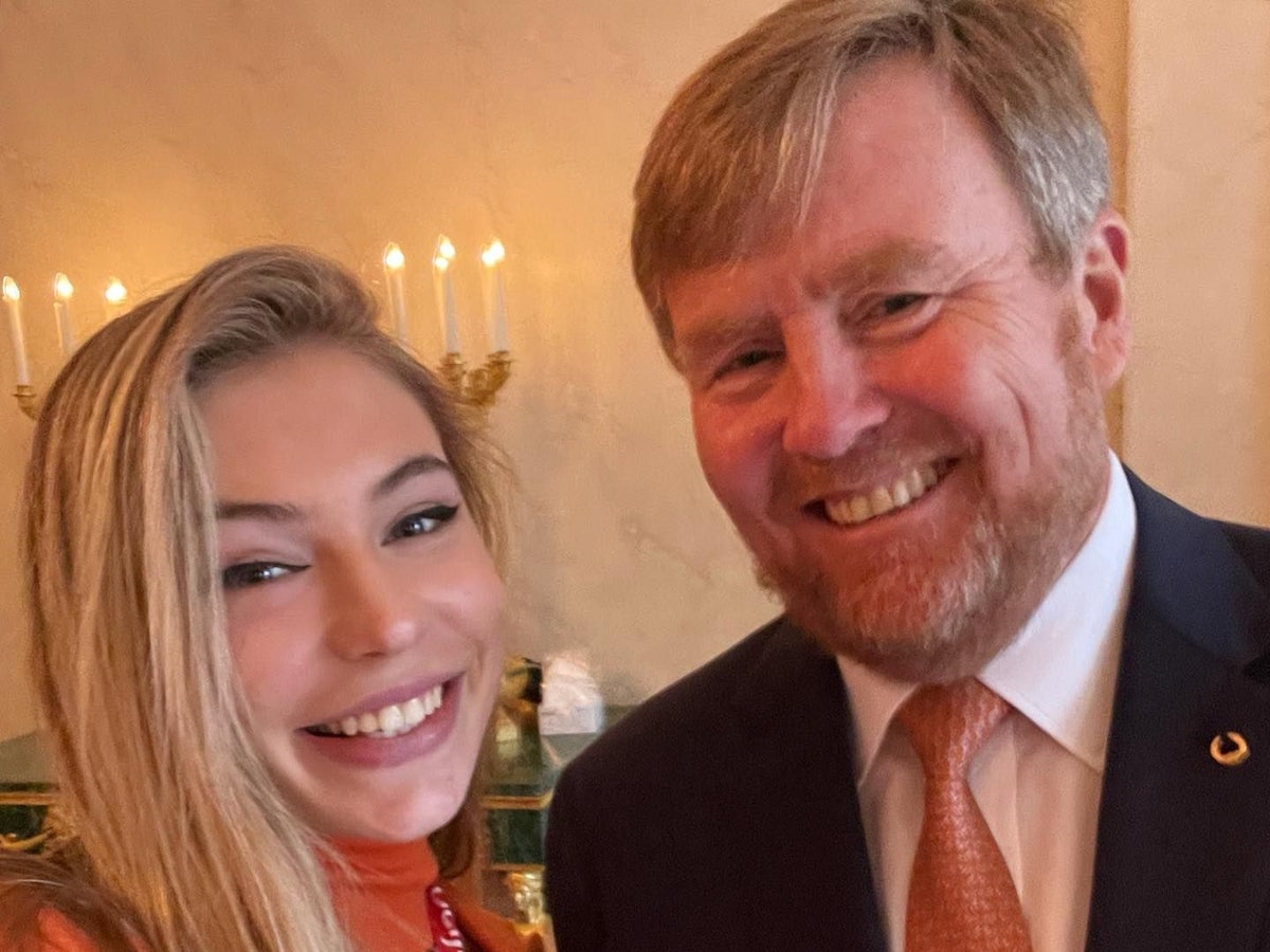 Jutta Leerdam und Hollands König Willem-Alexander.