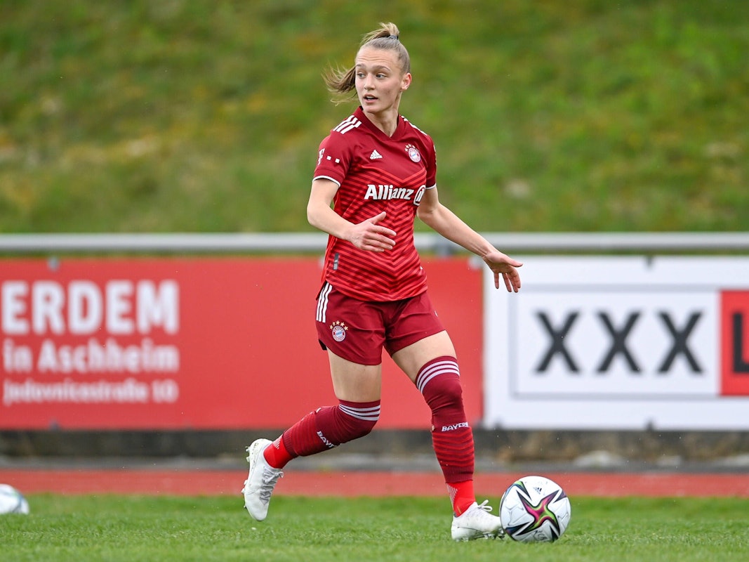 Andrea Gavrić spielt für den FC Bayern München II gegen den FSV Gütersloh.