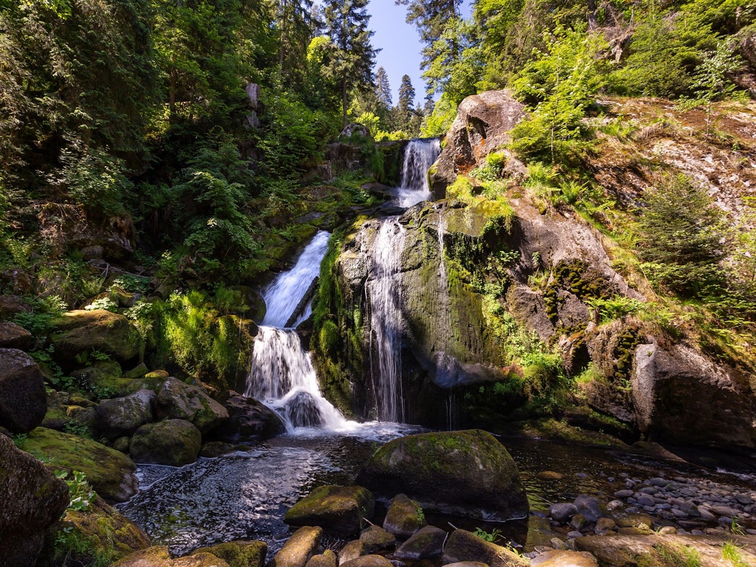 Eine der bekanntesten Sehenswürdigkeiten im Schwarzwald: die Triberger Wasserfälle.