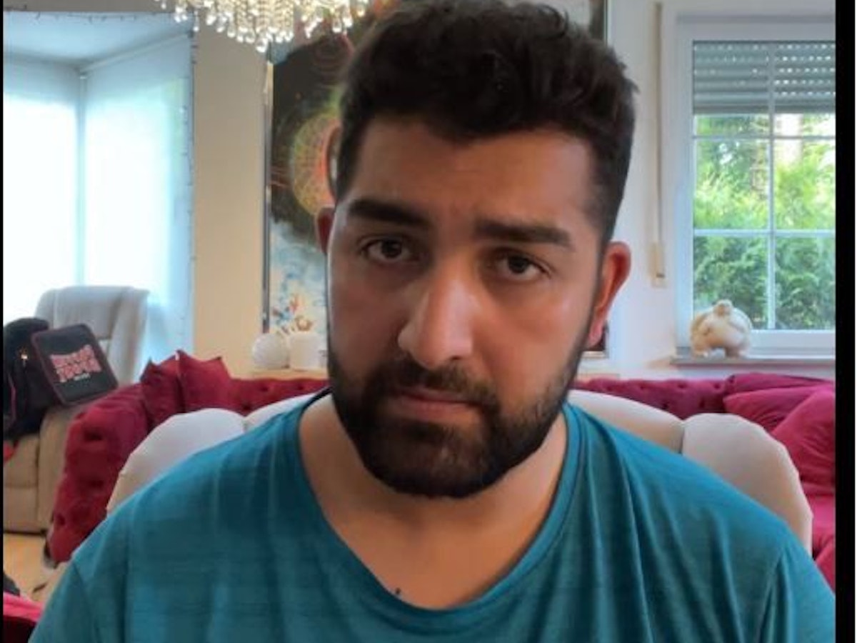 Faisal Kawusi am Donnerstagabend in seinem Instagram-Video.
