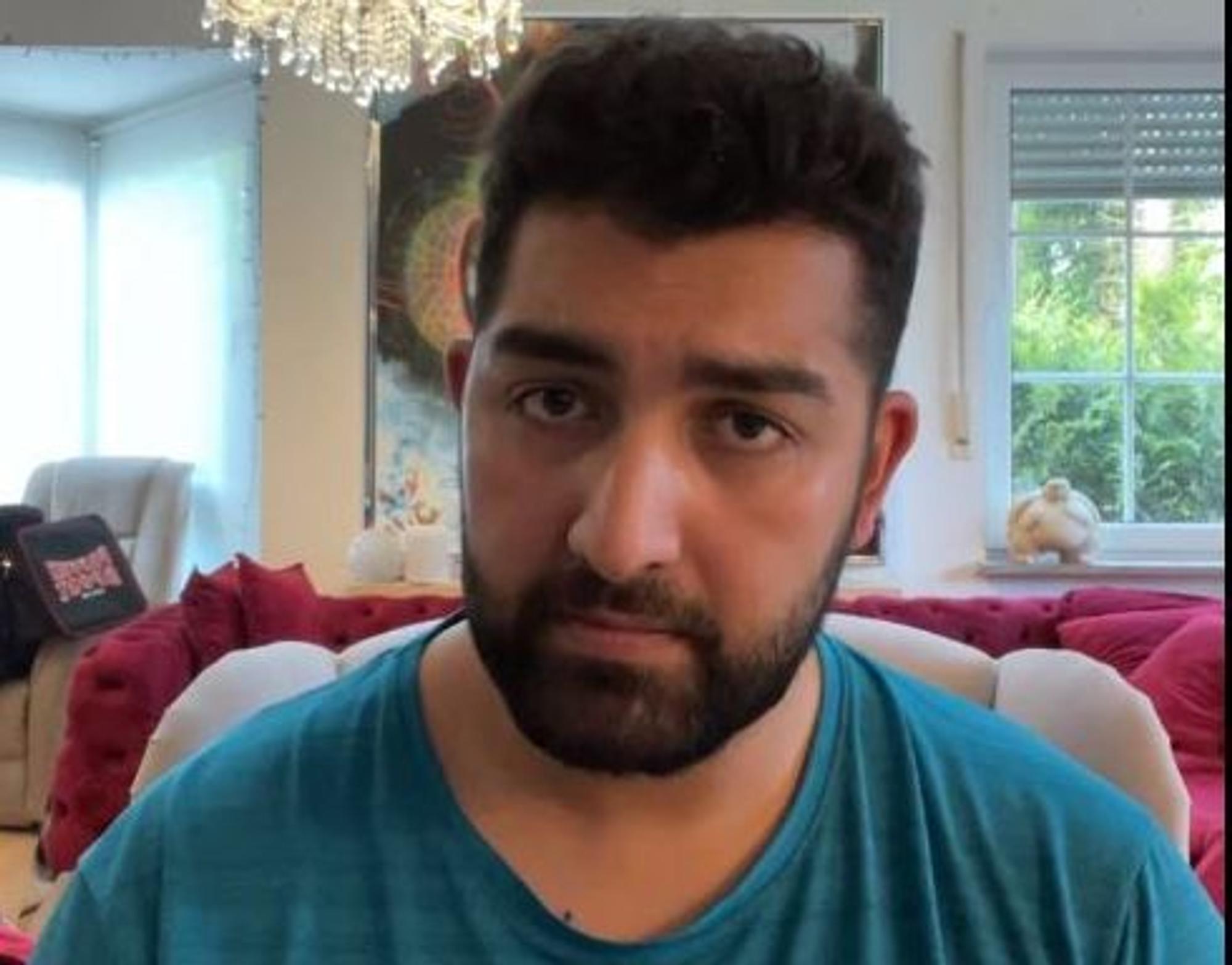 Faisal Kawusi am Donnerstagabend in seinem Instagram-Video.