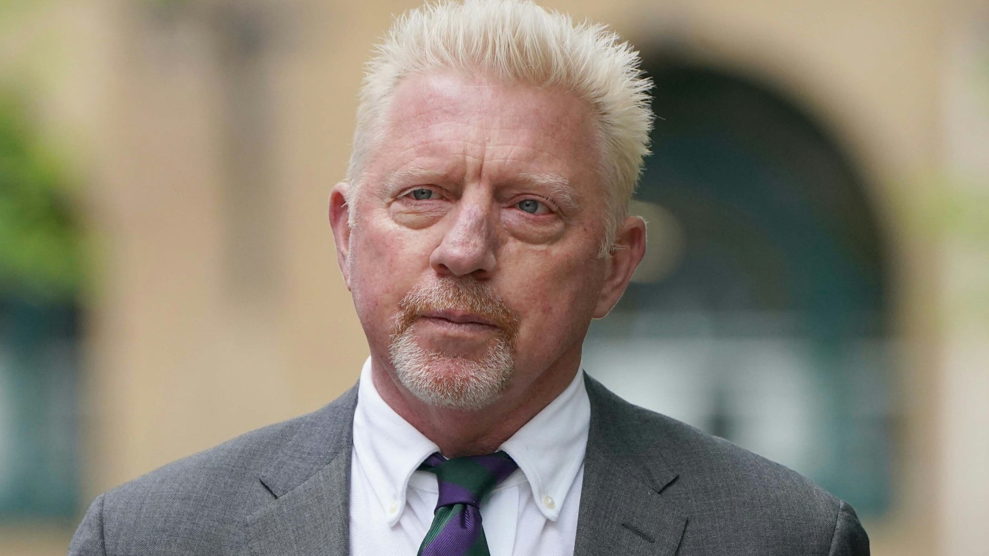 Boris Becker, ehemaliger Tennis-Profi aus Deutschland, trifft zur Urteilsverkündung am Southwark Crown Court ein. Mit großer Spannung wurde in London das Strafmaß für die Tennis-Legende Boris Becker erwartet.