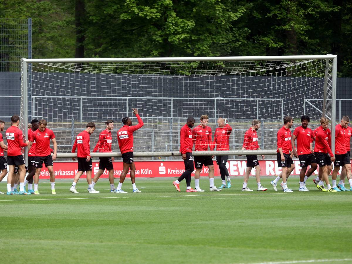 Der 1. FC Köln trainiert am Geißbockheim