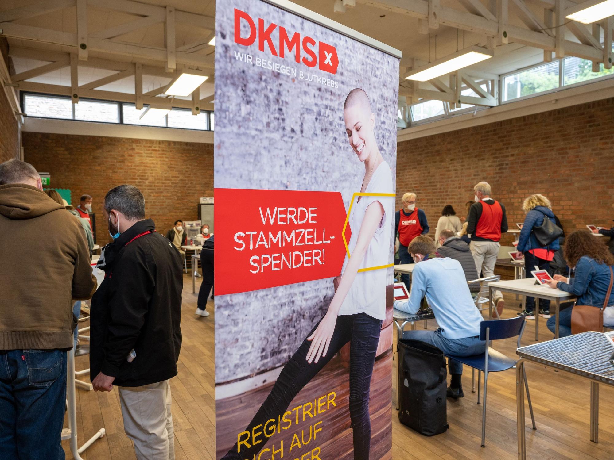 DKMS Typisierungsaktion für Dr. Eckhard Dierlich.